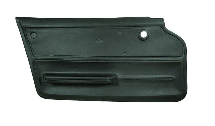 439114 Door Panel, 1965-1966 Chevy Corvette, Green Coupe W/Felt Left/Driver