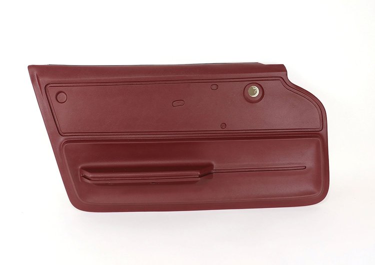 439137 Door Panel, 1965-1965 Chevy Corvette, Maroon Coupe W/Felt Left/Driver