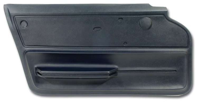 439144 Door Panel, 1966-1966 Chevy Corvette, Dark Blue Coupe W/Felt Left/Driver