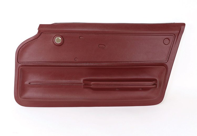 439237 Door Panel, 1965-1965 Chevy Corvette, Maroon Coupe W/Felt Right/Passenger