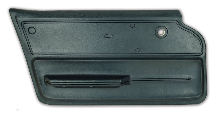 439314 Door Panel, 1965-1966 Chevy Corvette, Green Convertible W/Felt Left/Driver