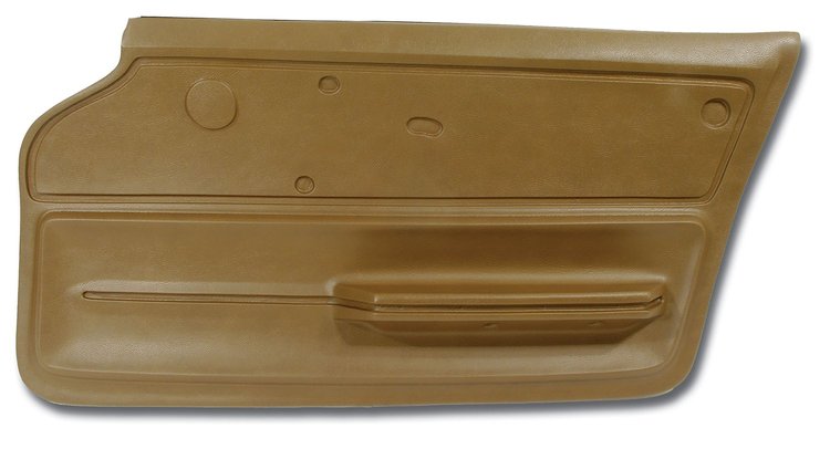 439452 Door Panel, 1965-1966 Chevy Corvette, Saddle Convertible W/Felt Right/Passenger