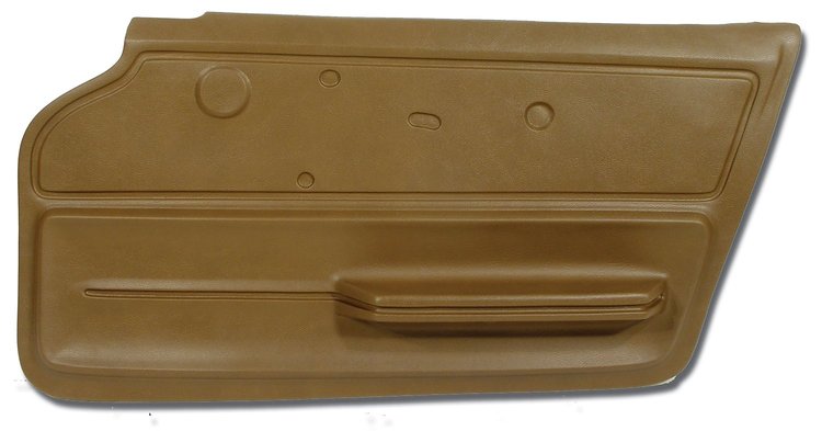 439653 Door Panel, 1967-1967 Chevy Corvette, Saddle Coupe W/Felt Right/Passenger
