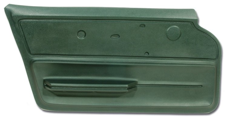 439714 Door Panel, 1967-1967 Chevy Corvette, Green Convertible W/Felt Left/Driver