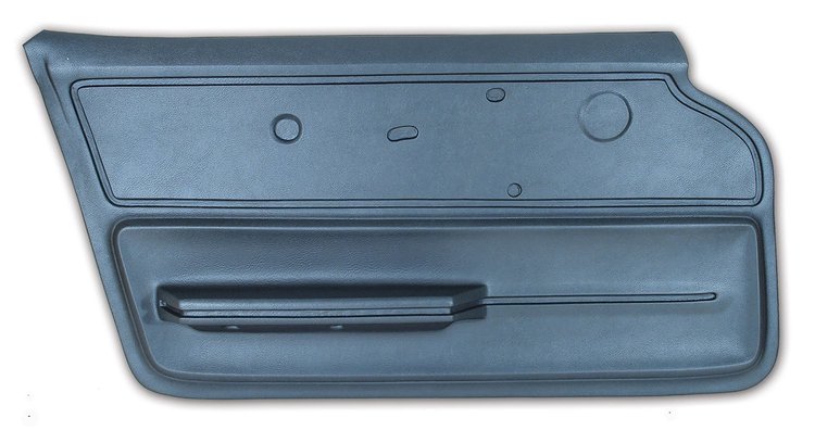 439749 Door Panel, 1967-1967 Chevy Corvette, Teal Convertible W/Felt Left/Driver