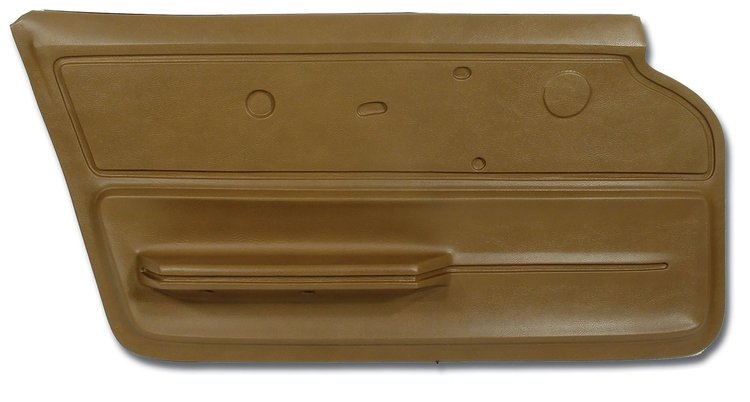 439753 Door Panel, 1967-1967 Chevy Corvette, Saddle Convertible W/Felt Left/Driver