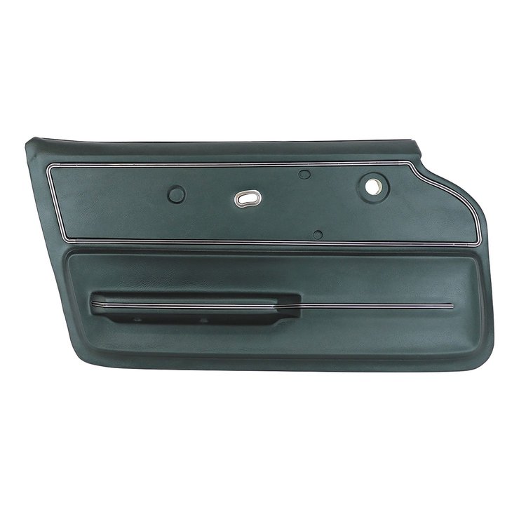 440514 Door Panel, 1967-1967 Chevy Corvette, Green Convertible W/Trim Left/Driver