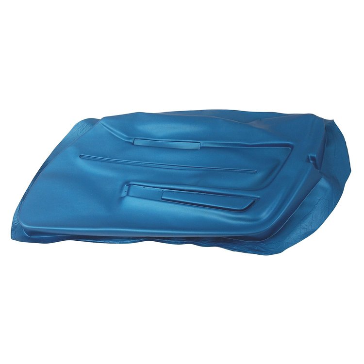 440841 Door Panel Skin, 1968-1968 Chevy Corvette, Bright Blue Right/Passenger