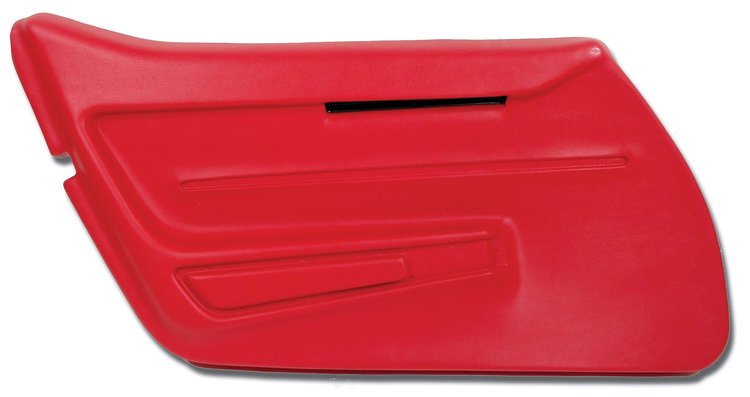 440930 Door Panel, 1968-1968 Chevy Corvette, Red Left/Driver