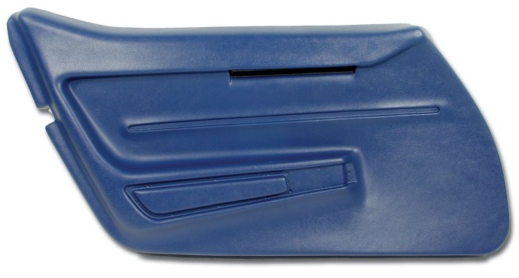 440932 Door Panel, 1968-1968 Chevy Corvette, Dark Blue Left/Driver