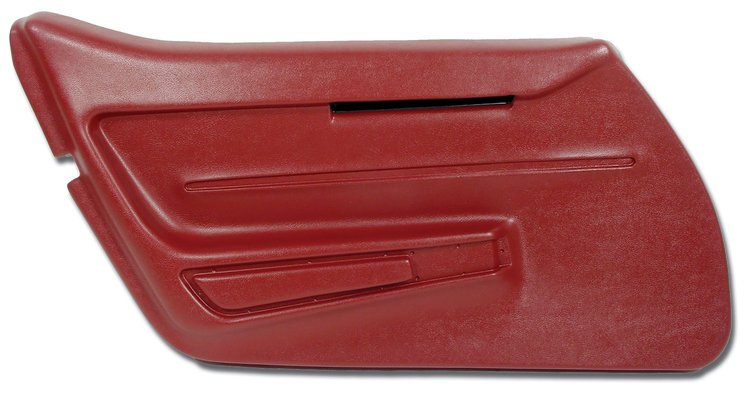 440938 Door Panel, 1968-1968 Chevy Corvette, Dark Orange Left/Driver