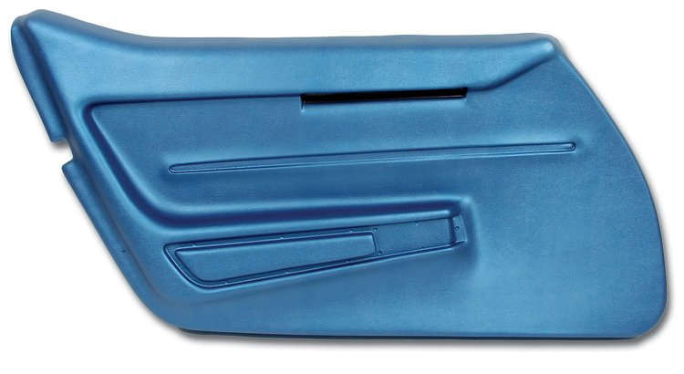 440941 Door Panel, 1968-1968 Chevy Corvette, Bright Blue Left/Driver