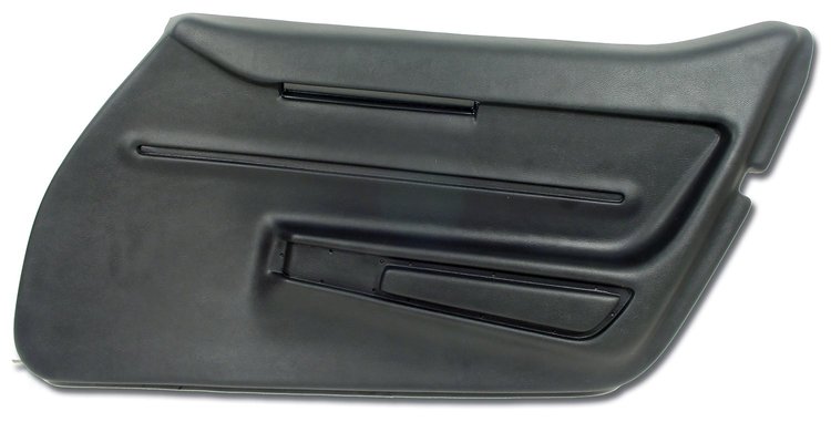 441020 Door Panel, 1968-1968 Chevy Corvette, Black, Right/Passenger