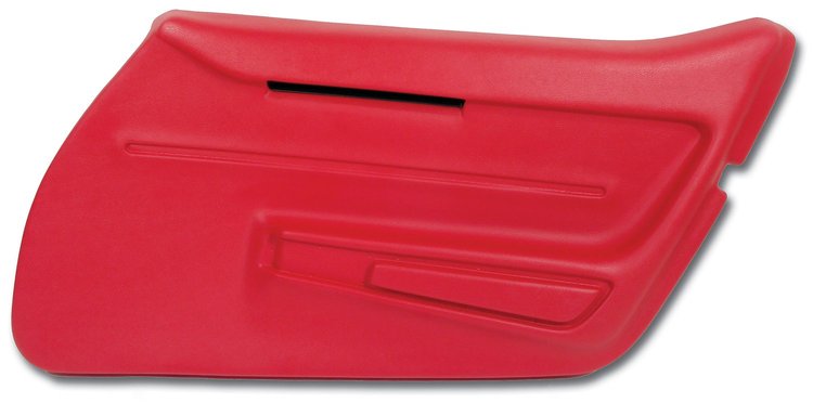 441030 Door Panel, 1968-1968 Chevy Corvette, Red Right/Passenger