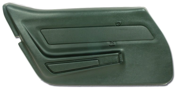 441514 Door Panel, 1969 Chevy Corvette, Green Left/Driver
