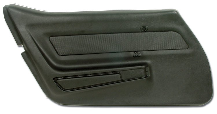 441520 Door Panel, 1969 Chevy Corvette, Black, Left/Driver