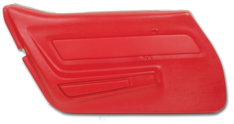 441530 Door Panel, 1969 Chevy Corvette, Red Left/Driver