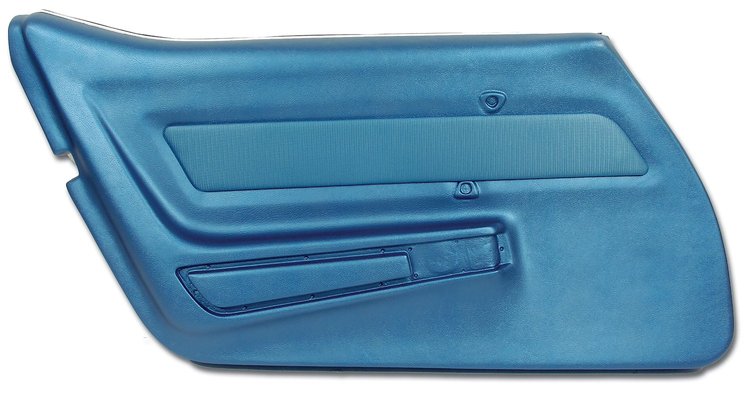 441541 Door Panel, 1969 Chevy Corvette, Bright Blue Left/Driver