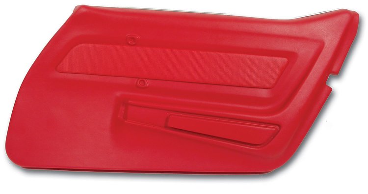 441630 Door Panel, 1969 Chevy Corvette, Red Right/Passenger