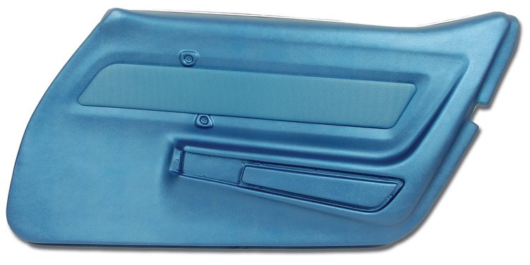 441641 Door Panel, 1969 Chevy Corvette, Bright Blue Right/Passenger