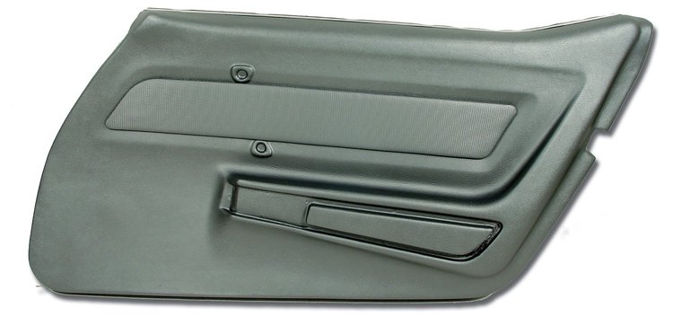 441663 Door Panel, 1969 Chevy Corvette, Gunmetal Right/Passenger