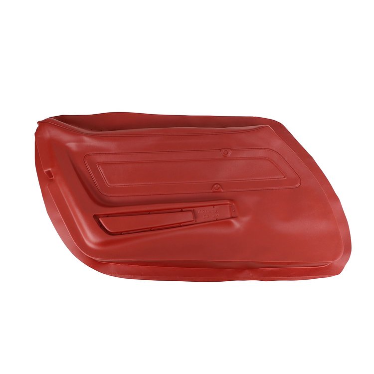 441930 Door Panel Skin, 1970-1972 Chevy Corvette, Red Left/Driver