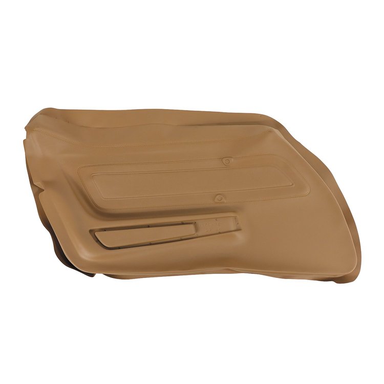 441951 Door Panel Skin, 1973-1975 Chevy Corvette, Medium Saddle Left/Driver