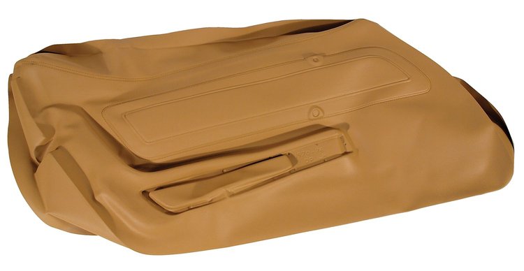 441957 Door Panel Skin, 1976-1976 Chevy Corvette, Buckskin Left/Driver