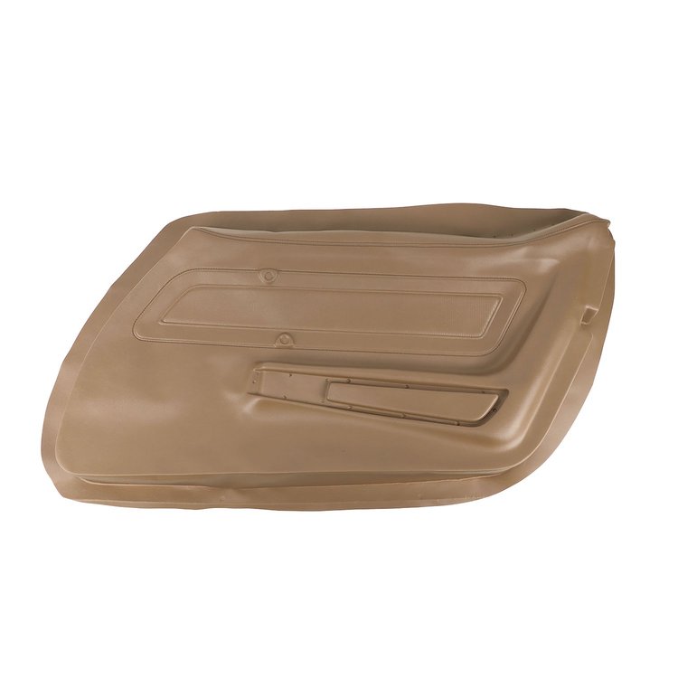 442015 Door Panel Skin, 1970-1972 Chevy Corvette, Light Saddle Right/Passenger