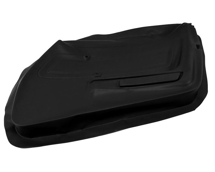 442020 Door Panel Skin, 1970-1976 Chevy Corvette, Black, Right/Passenger