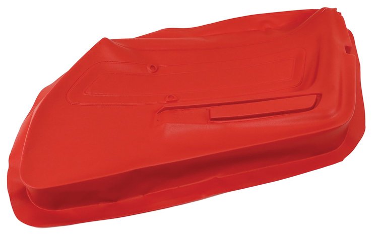442030 Door Panel Skin, 1970-1972 Chevy Corvette, Red Right/Passenger
