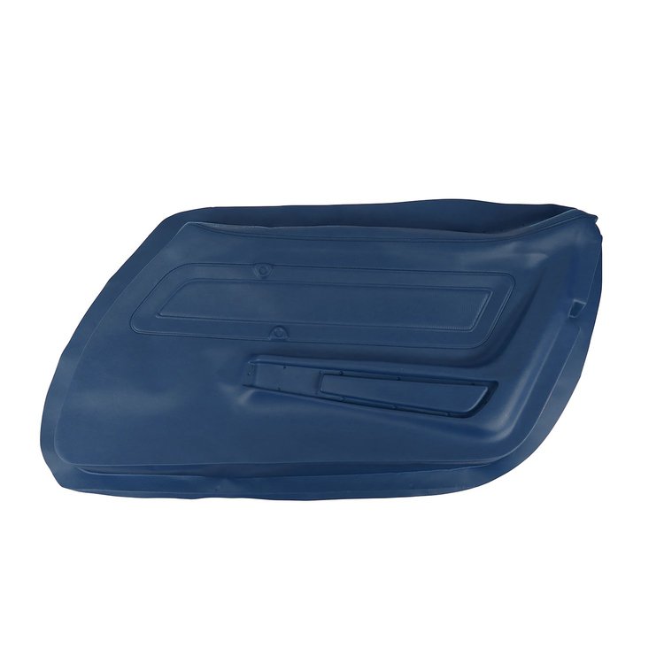 442043 Door Panel Skin, 1973-1975 Chevy Corvette, Dark Blue Right/Passenger