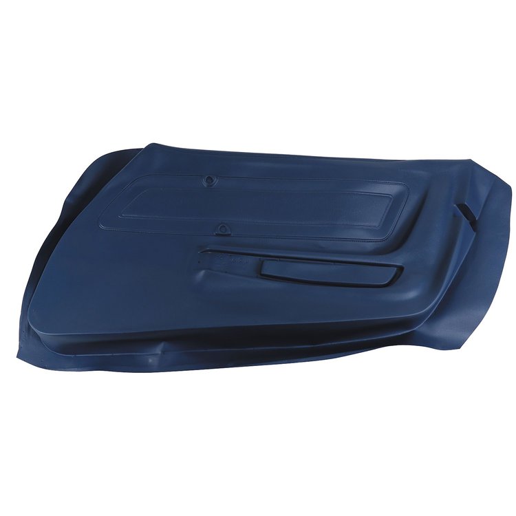 442047 Door Panel Skin, 1971-1972 Chevy Corvette, Royal Blue Right/Passenger