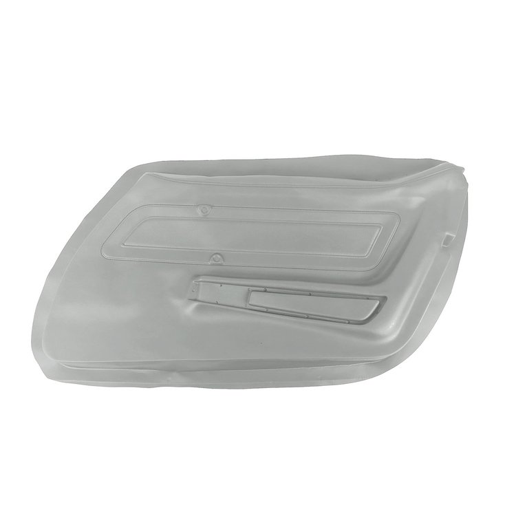 442061 Door Panel Skin, 1974-1975 Chevy Corvette, Silver Right/Passenger