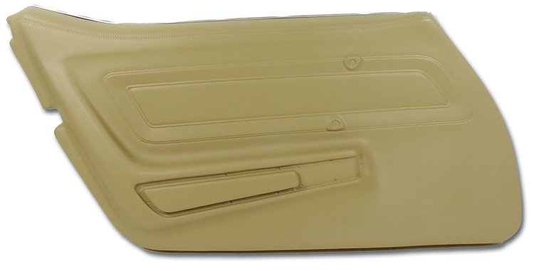 442115 Door Panel, 1970-1972 Chevy Corvette, Light Saddle Left/Driver