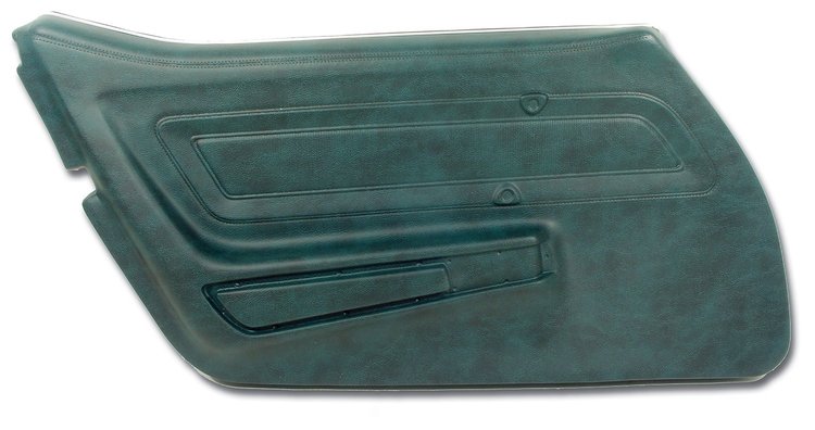 442118 Door Panel, 1971-1971 Chevy Corvette, Green Left/Driver