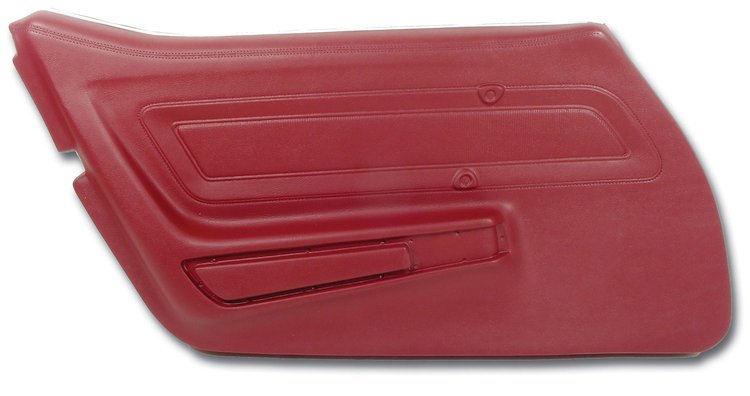 442131 Door Panel, 1973-1975 Chevy Corvette, Oxblood Left/Driver