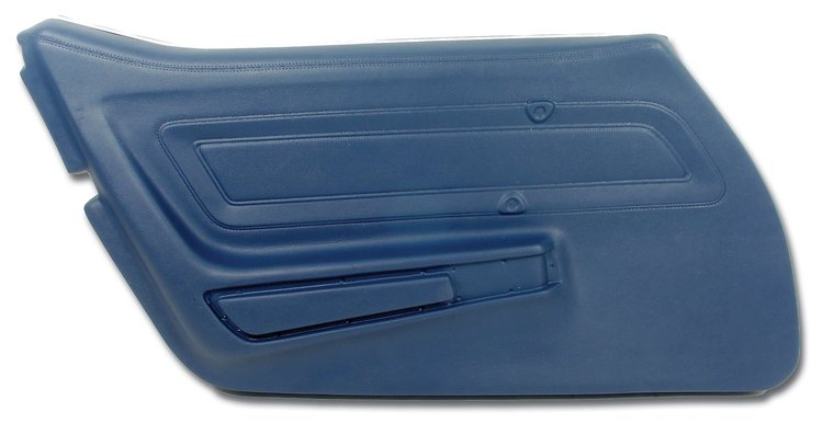 442147 Door Panel, 1971-1972 Chevy Corvette, Royal Blue Left/Driver