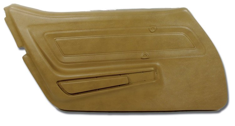 442151 Door Panel, 1973-1975 Chevy Corvette, Medium Saddle Left/Driver