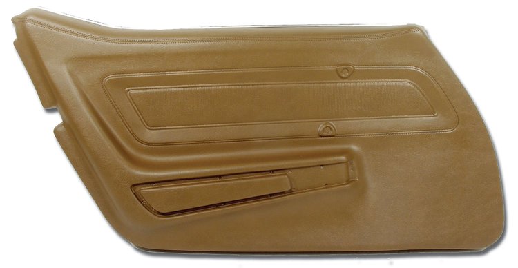 442153 Door Panel, 1970-1972 Chevy Corvette, Dark Saddle Left/Driver