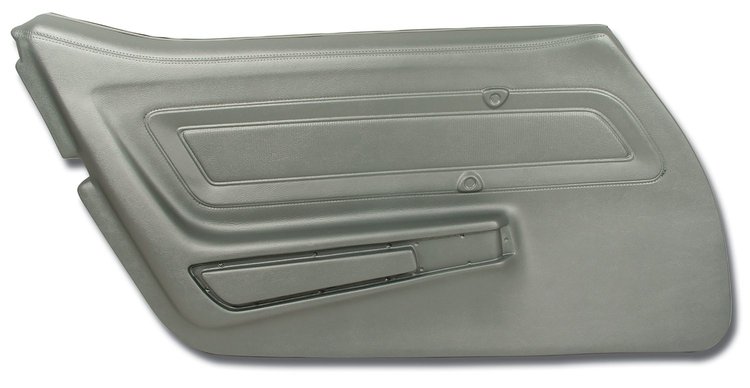442161 Door Panel, 1974-1975 Chevy Corvette, Silver Left/Driver
