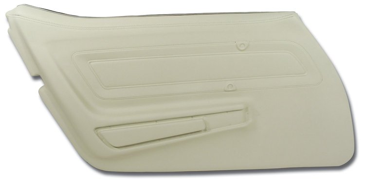 442176 Door Panel, 1976-1976 Chevy Corvette, White Left/Driver