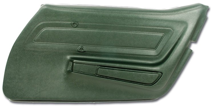 442217 Door Panel, 1970-1970 Chevy Corvette, Green Right/Passenger