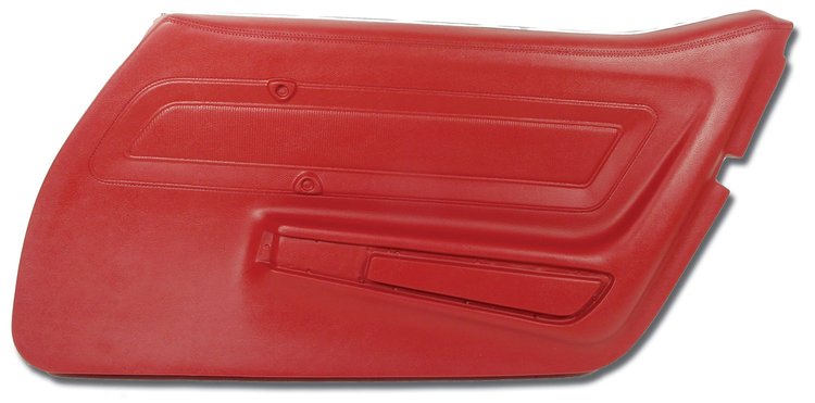 442234 Door Panel, 1976-1976 Chevy Corvette, Firethorn Right/Passenger