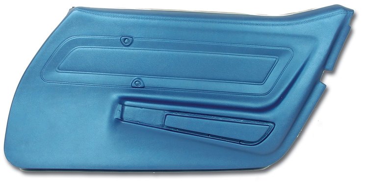 442241 Door Panel, 1970-1970 Chevy Corvette, Bright Blue Right/Passenger