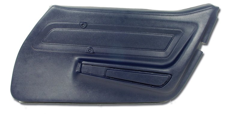 442243 Door Panel, 1973-1975 Chevy Corvette, Dark Blue Right/Passenger