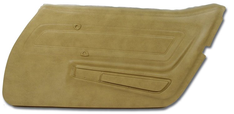 442257 Door Panel, 1976-1976 Chevy Corvette, Buckskin Right/Passenger