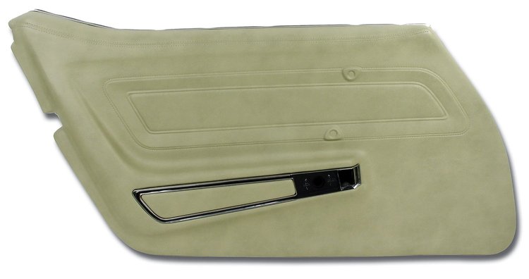 442316 Door Panel, 1974-1975 Chevy Corvette, Neutral Standard Left/Driver