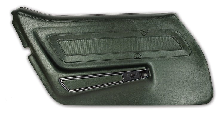 442317 Door Panel, 1970-1970 Chevy Corvette, Green Standard Left/Driver