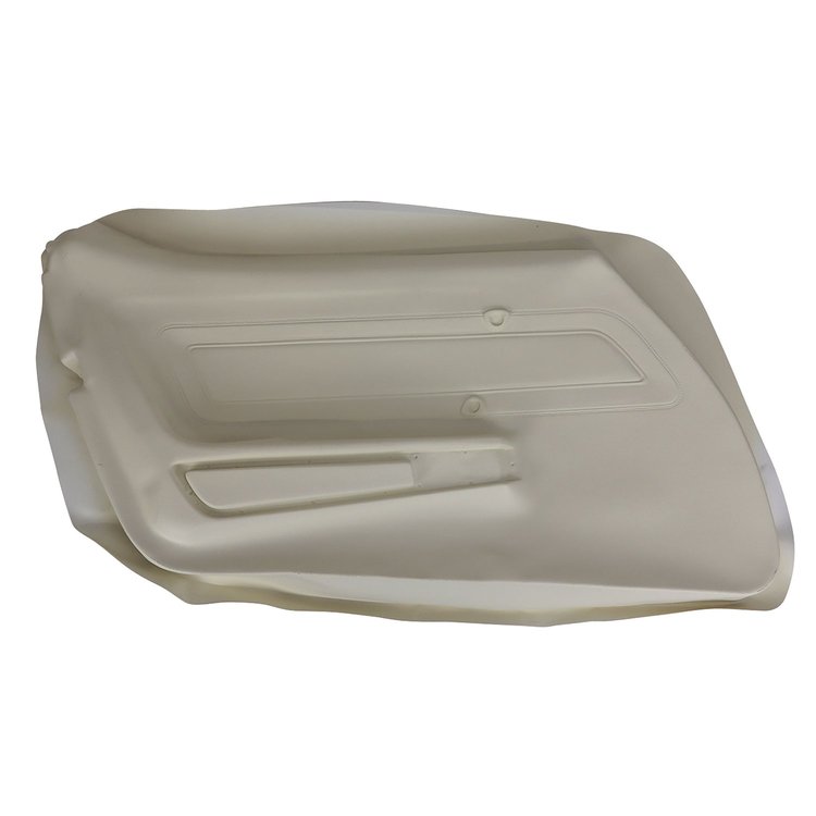 442776 Door Panel Skin, 1977-1977 Chevy Corvette, White Left/Driver